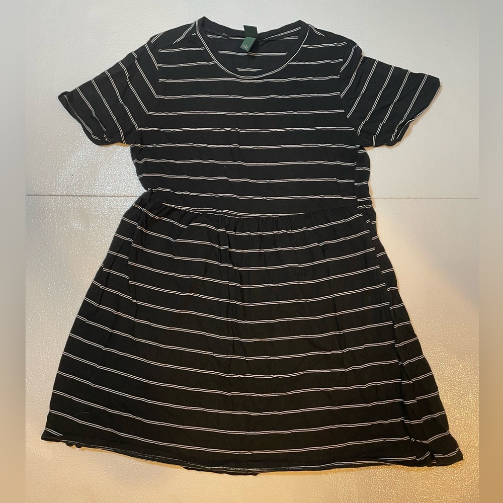 Wild Fables Dress - Striped Babydoll Dress